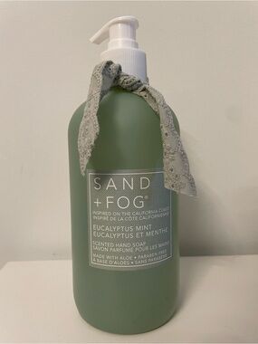NWT SAND + FOG Eucalyptus Mint Scented Hand Soap - 20 FL OZ/ 591 ML